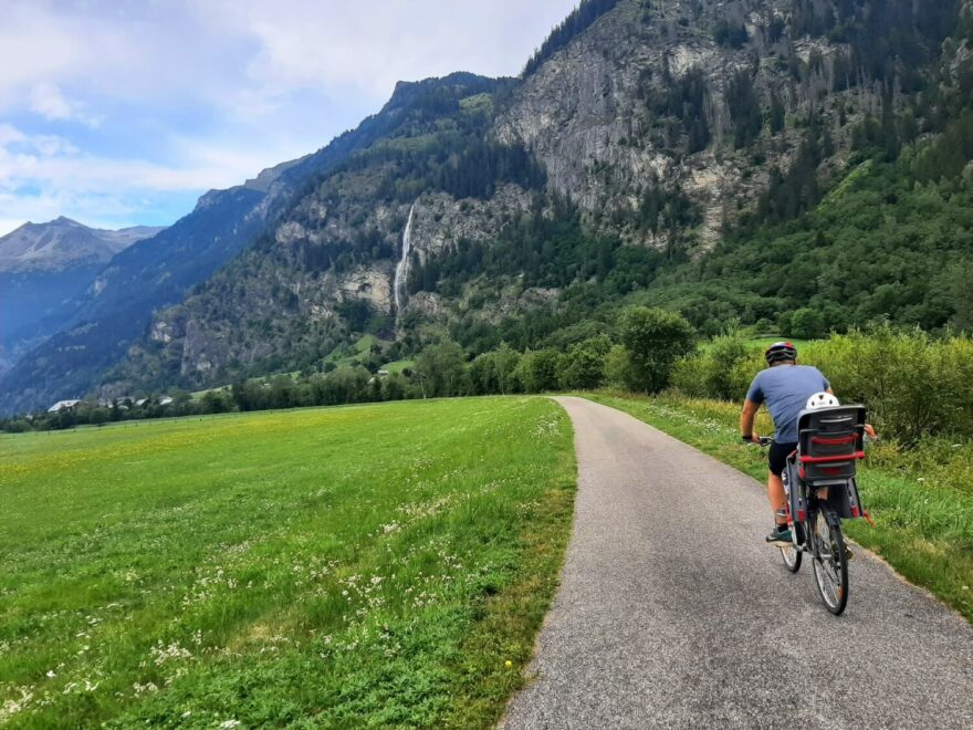 Maltaradweg - cyklostezka k Fallbachwasserfall - nejvyššímu vodopádu Korutan.