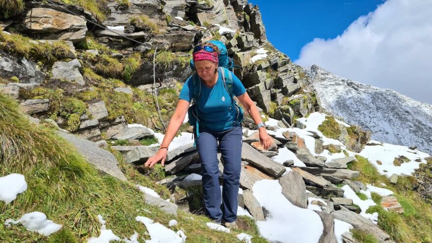 Sestup z Friesenbergsharte, Peter Habeler Route