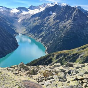 Jezero Schlegeis, Zillertálské Alpy