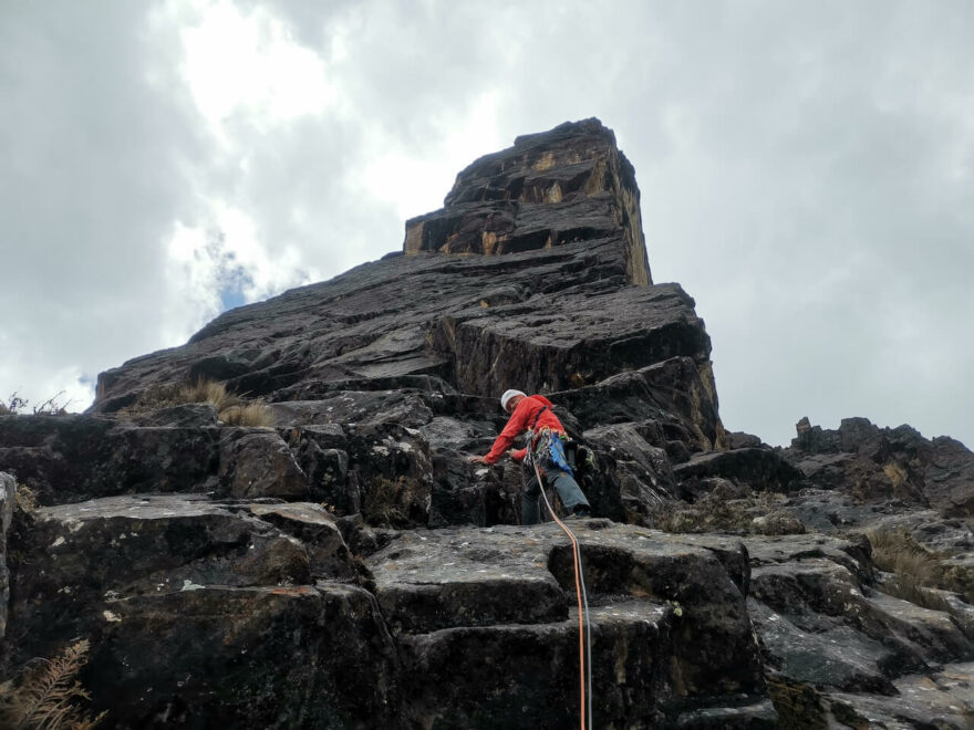 Počas tretieho lezenia na nevylezenú vežičku v doline