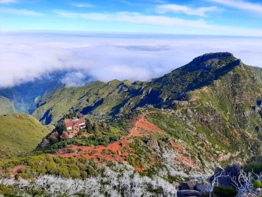 Z vrcholu Pico Ruivo – střechy Madeiry