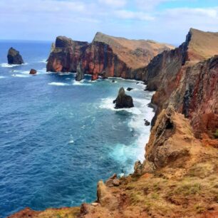 Za vulkanickými skalisky na poloostrov Ponta de São Lourenço, Madeira