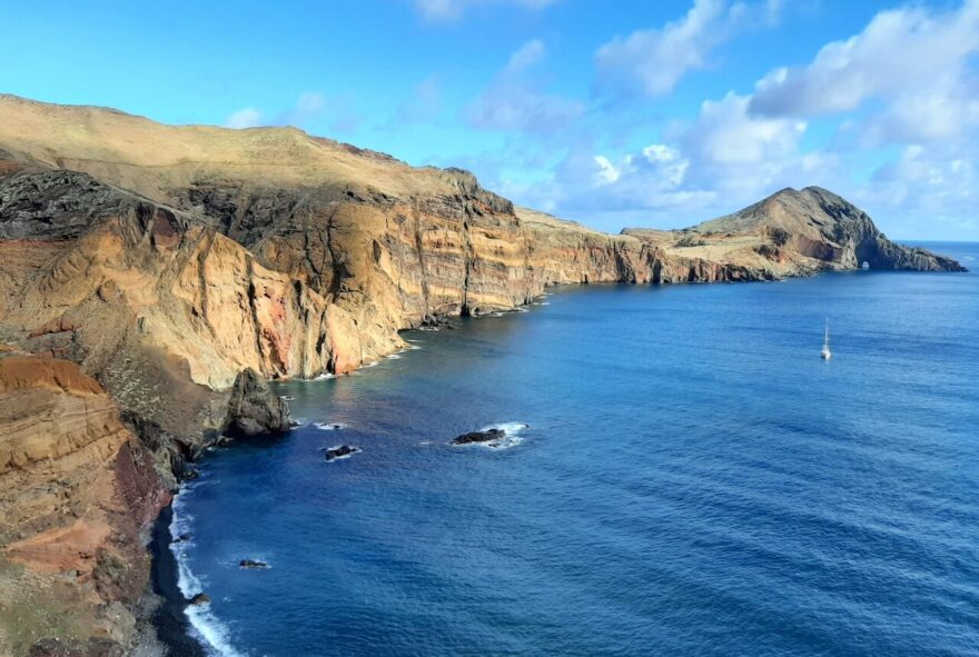 Za vulkanickými skalisky na poloostrov Ponta de São Lourenço, Madeira