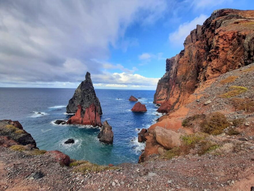 Za vulkanickými skalisky na poloostrov Ponta de São Lourenço, Madeira