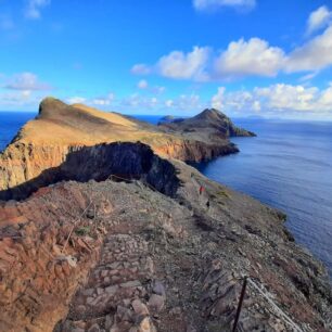 Za vulkanickými skalisky na poloostrov Ponta de São Lourenço, Madeira