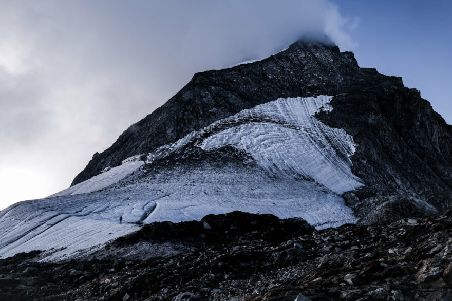 Výstup na Bietschhorn ve Švýcarsku