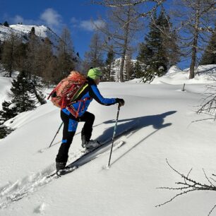 Stoupání na hřeben u Obertauern - testování MONTURA SKI STYLE KOMPLET