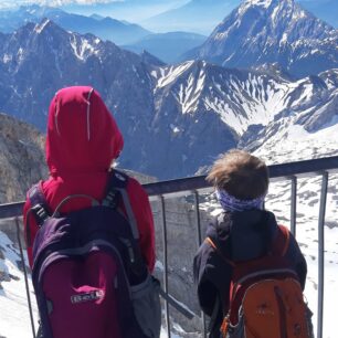 Zugspitze, nejvyšší vrchol Německa.