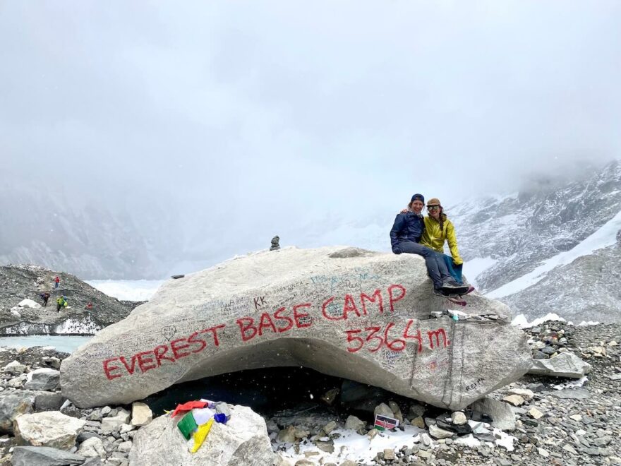 po cestě nešel vynechat ani highlight v podobě Mt. Everest base campu