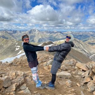 Mt Elbert 4 401 m n. m., druha nejvyssi hora kontinentalni Ameriky Colorado CDT