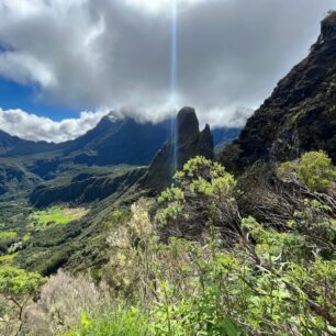 Fotku s potápěčem na nejvyšší hoře Réunionu má málokdo