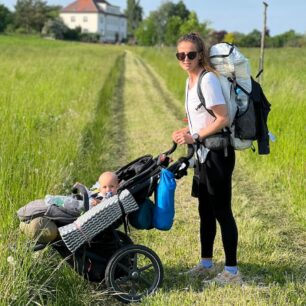 Hanka společně se svým synem Benjaminem přešla celou jižní větev Stezky Českem