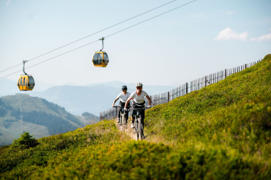 Saalbach: největší rakouský cyklistický region