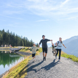 S rodinou do Saalbach Hinterglemm. Foto: Karin Pasterer