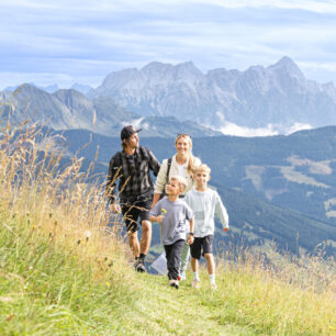 S rodinou do Saalbach Hinterglemm. Foto: Karin Pasterer