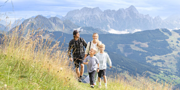 S rodinou do Saalbach Hinterglemm