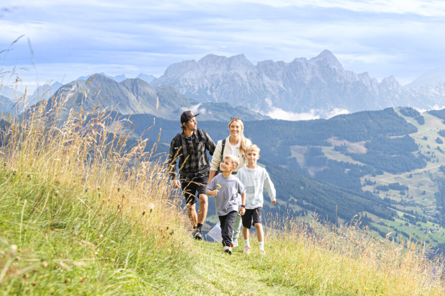 S rodinou do Saalbach Hinterglemm. Foto: Karin Pasterer