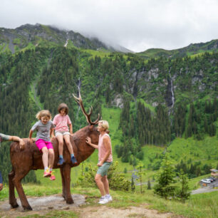 S rodinou do Saalbach Hinterglemm. Foto: Karin Pasterer