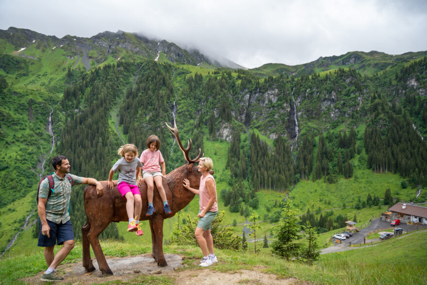 S rodinou do Saalbach Hinterglemm. Foto: Karin Pasterer