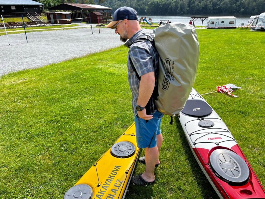 Délka zad u tašky ORTLIEB DUFFLE RC 89