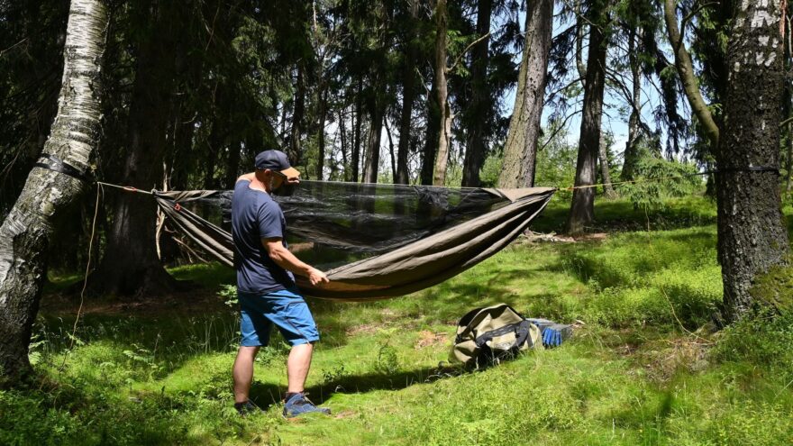 Vstup do hamaky je bezproblémový - FLYHAMAK OUTDOOR I