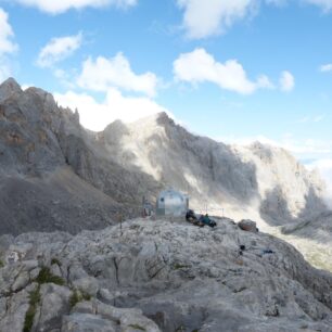 Refugio Cabana Verónica. Picos de Europa, Španělsko