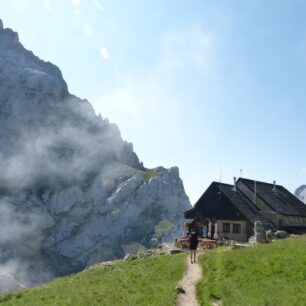 Refugio Collado Jermoso. Picos de Europa, Španělsko