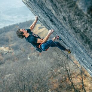 Lezec Adam Ondra, Excalibur, Arco, Itálie