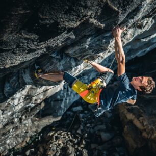 Lezec Adam Ondra, Flatanger, Norsko