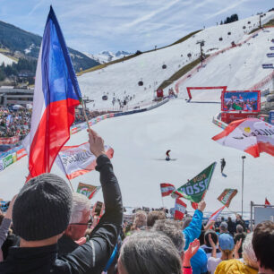 V roce 2025 zamíří světový šampionát FIS Alpine World Ski Championships 2025 opět do moderního rakouského střediska Skicircus Saalbach Hinterglemm Leogang Fieberbrunn. Foto Daniel Roos