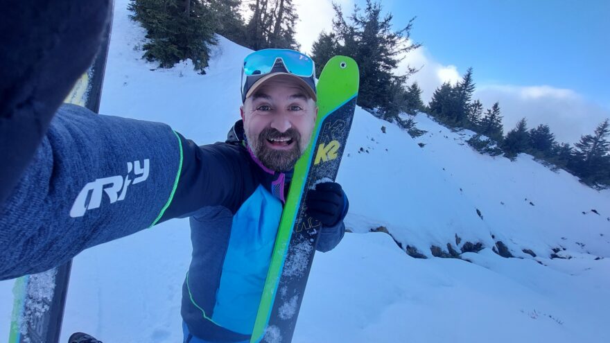 Bunda CRAZY JACKET VIPER MAN jako zateplovací vrstva na skialpech