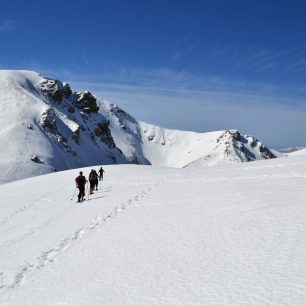 Zimní Šar planina, Makedonie.