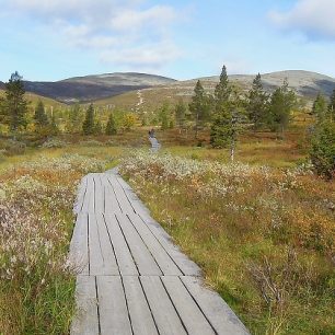 Trek skrz národní park Urho Kekkonen v Laponsku