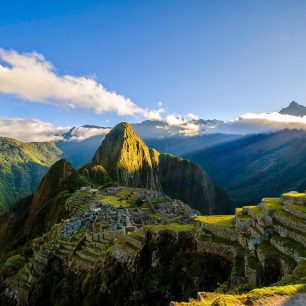 Legendární město Inků Machu Picchu.