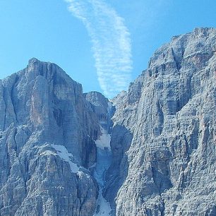 Výstup na Cima Tosa v Dolomitech