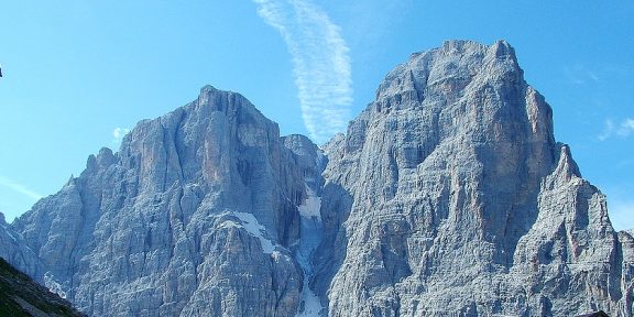 Výstup na Cima Tosa v Dolomitech