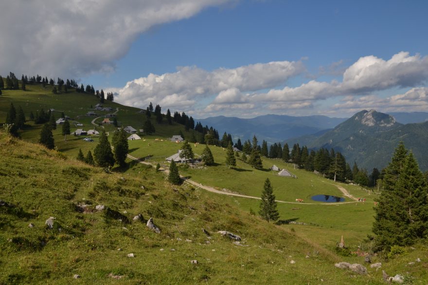 Velika planina, Kamnicko-Savinjské Alpy, Slovinsko.