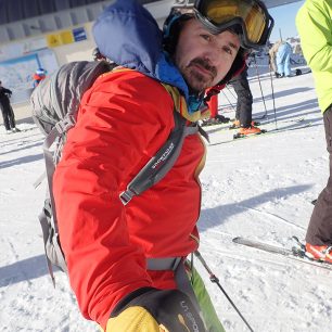 Rukavice zažily i testování na lyžích