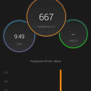 GARMIN Connect Záznam plavání na volné vodě (v moři).