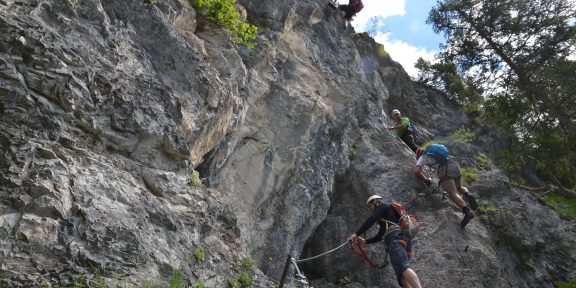 Hias: hravá ferata přes dva lanové mosty v Dachsteinském masivu