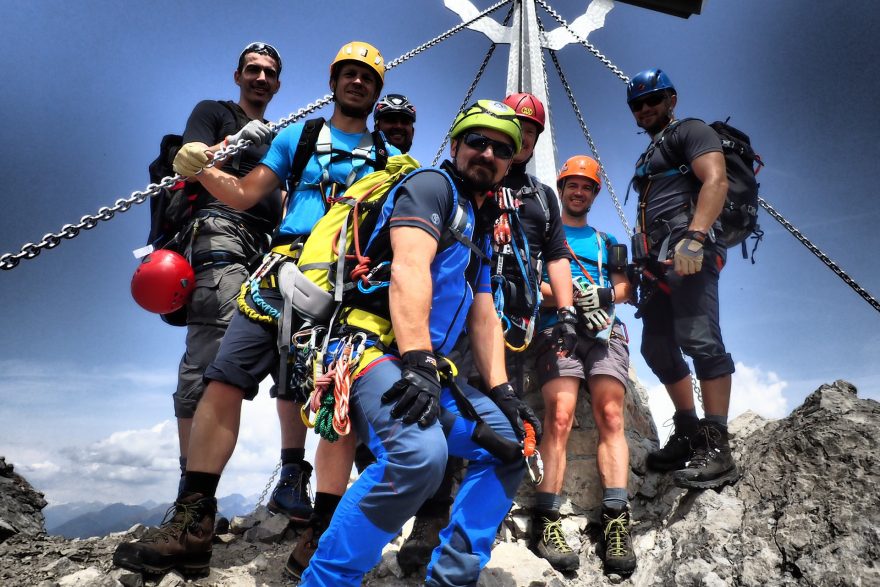 Direct Alpine Mountainer Tech na vrcholu via ferraty Seekofel.