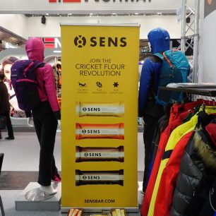 Tyčinky SENS na veletrhu ISPO 2018.