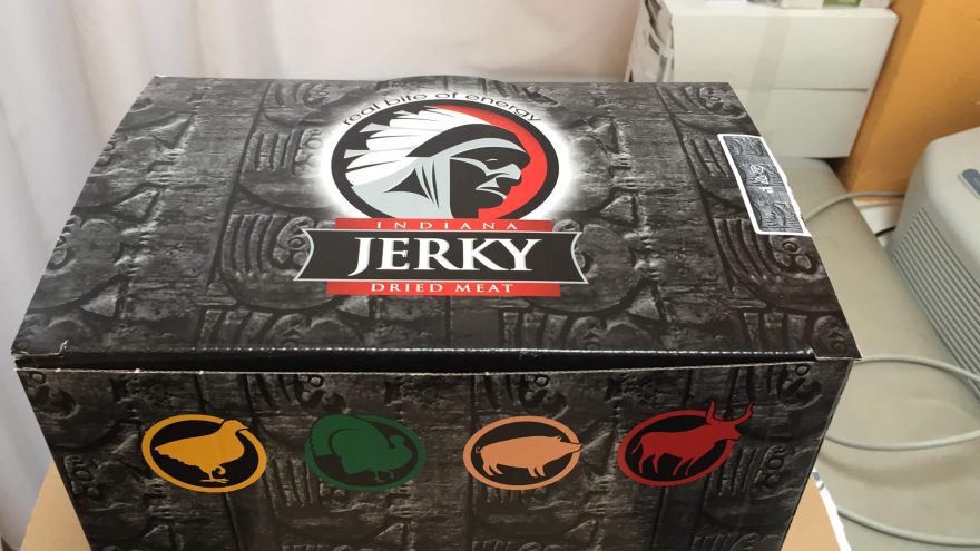 Rodinná krabice sušeného masa Jerky.