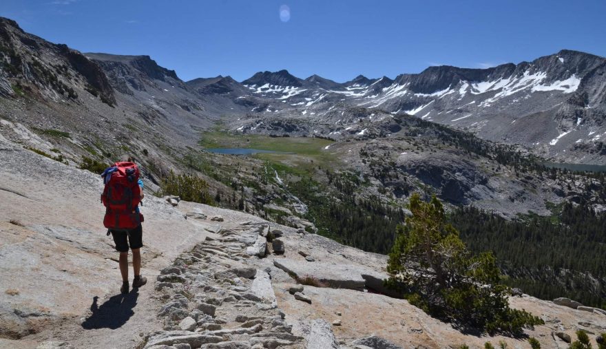 John Muir Trail v Kalifornii prochází také věhlasný národní park Yosemite.