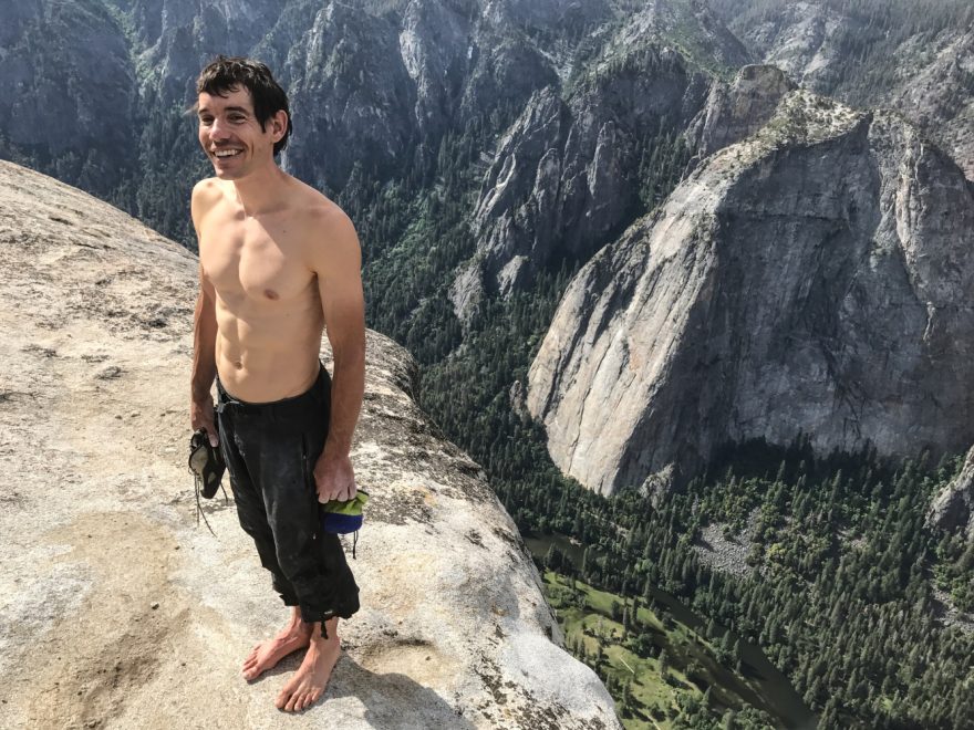 Alex Honnold ve filmu Free Solo.