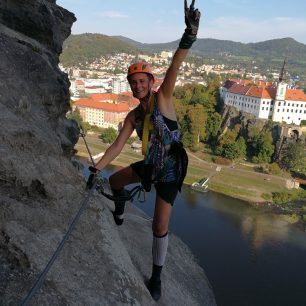 Feraty na Pastýřské stěně v Děčíně.