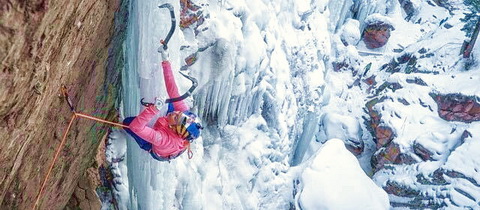 Bude mít Lucka Hrozová konkurenci? Americká lezkyně Sasha DiGiulian se vrhla na ledolezení