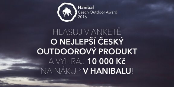 Vyberte nejlepší český outdoorový výrobek a vyhrajte 10 000 Kč na nákup v Hanibalu