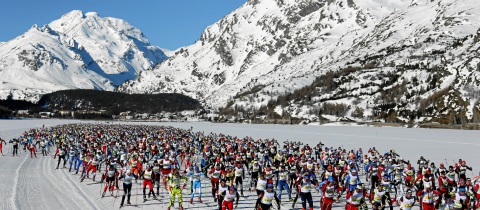 Běžky: Engadin Skimarathon