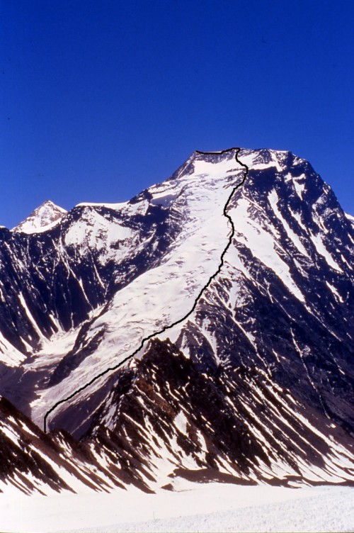 Noshaq (7492 m) - výstupová cesta